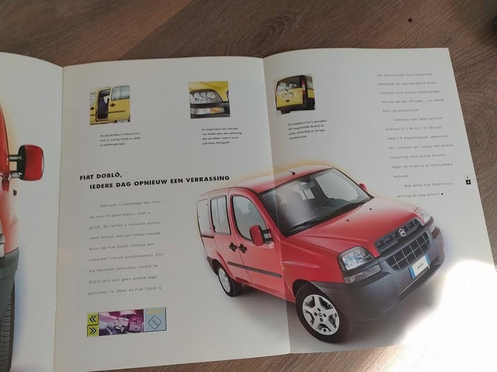 Fiat Doblo autofolder, Ophalen of Verzenden, Nieuw, Overige merken