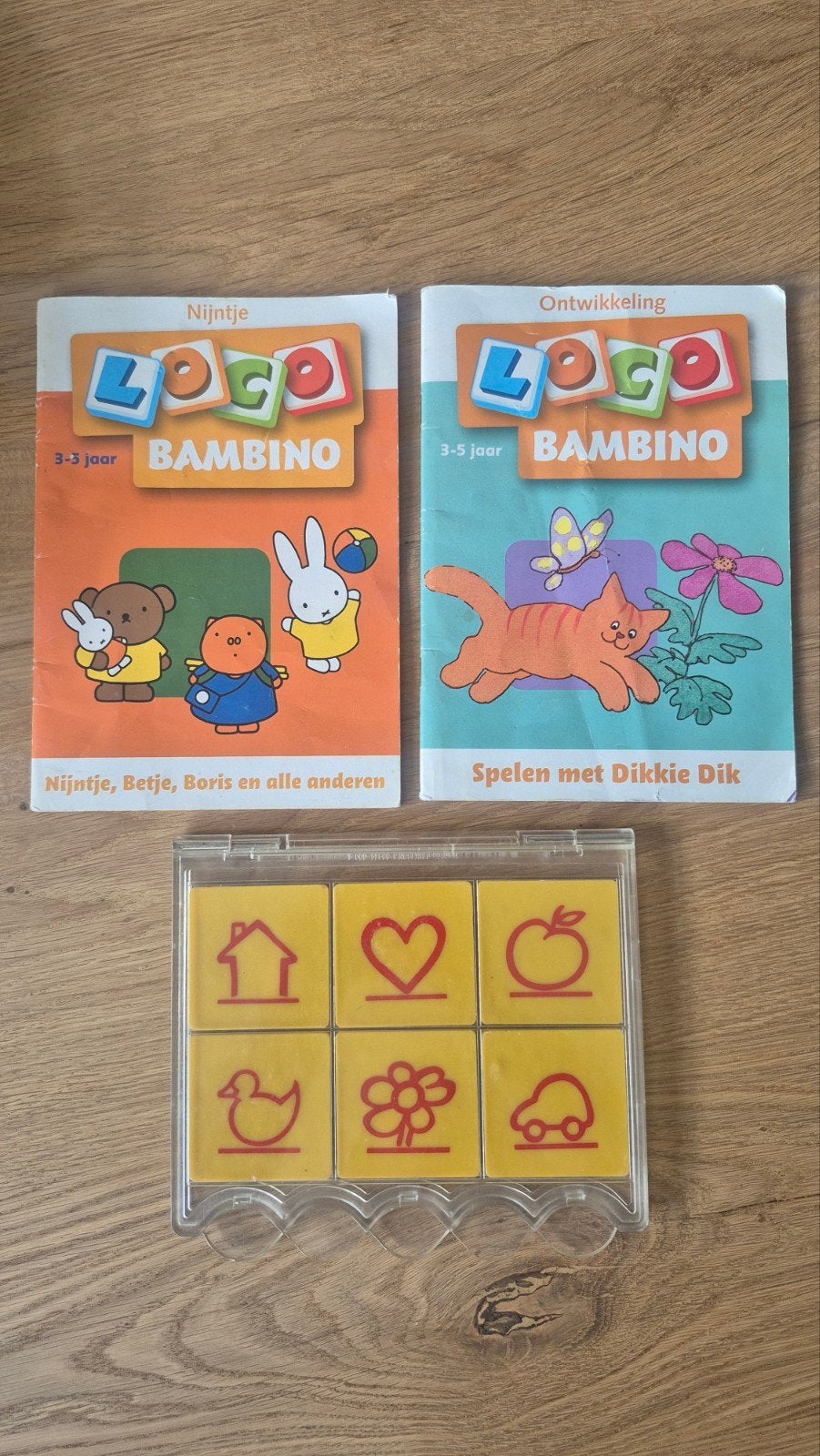 2x Loco Bambino Boekjes + Loco Mini Basisdoos, Kinderen en Baby's, Ophalen of Verzenden, Gebruikt, Puzzelen