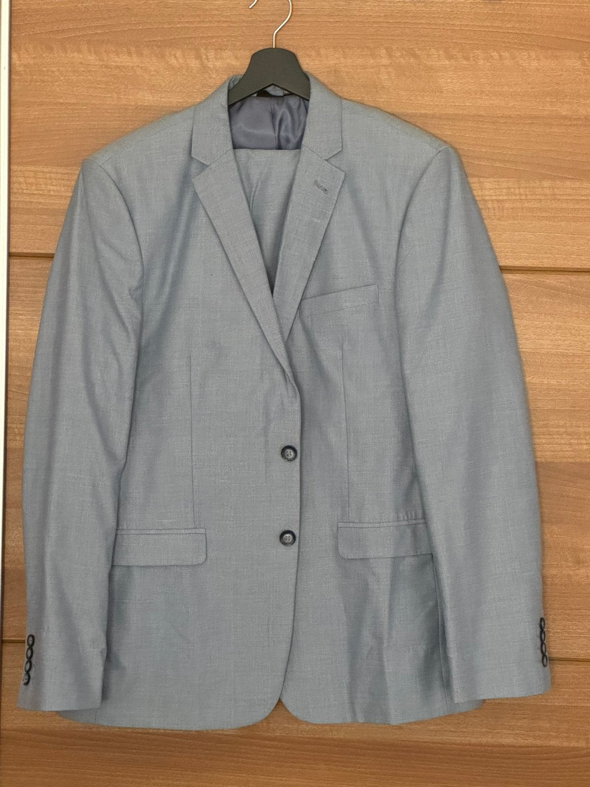 Nieuw Livergy lichtblauw pak colbert pantalon maat 54, Ophalen of Verzenden, Nieuw, Maat 52/54 (L), Blauw