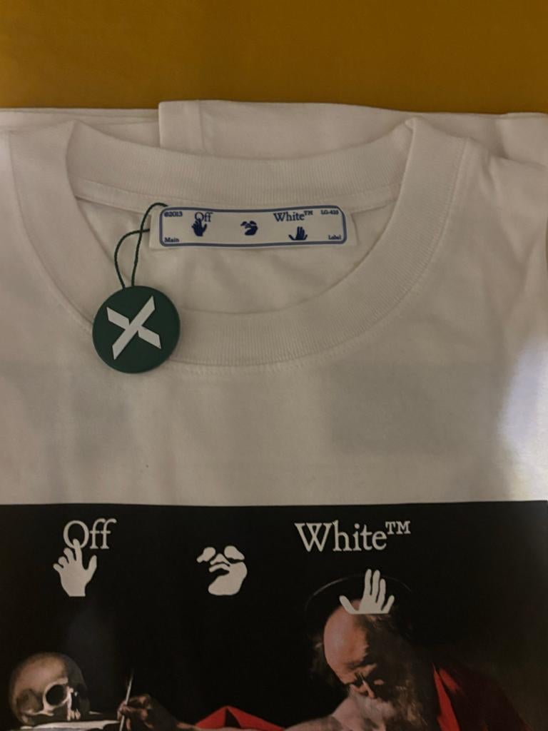 OFF-WHITE Caravaggio S/S Over Tee, Ophalen of Verzenden, Nieuw, Maat 46 (S) of kleiner, Wit