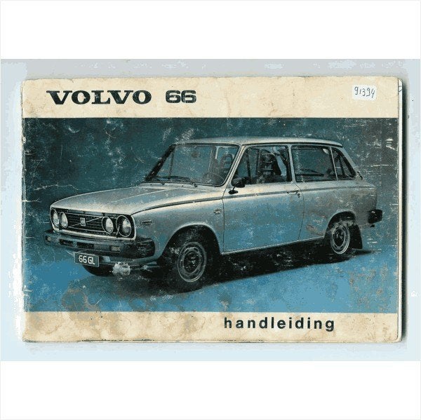 Volvo 66 Instructieboekje 1978 #3 Nederlands, Ophalen of Verzenden