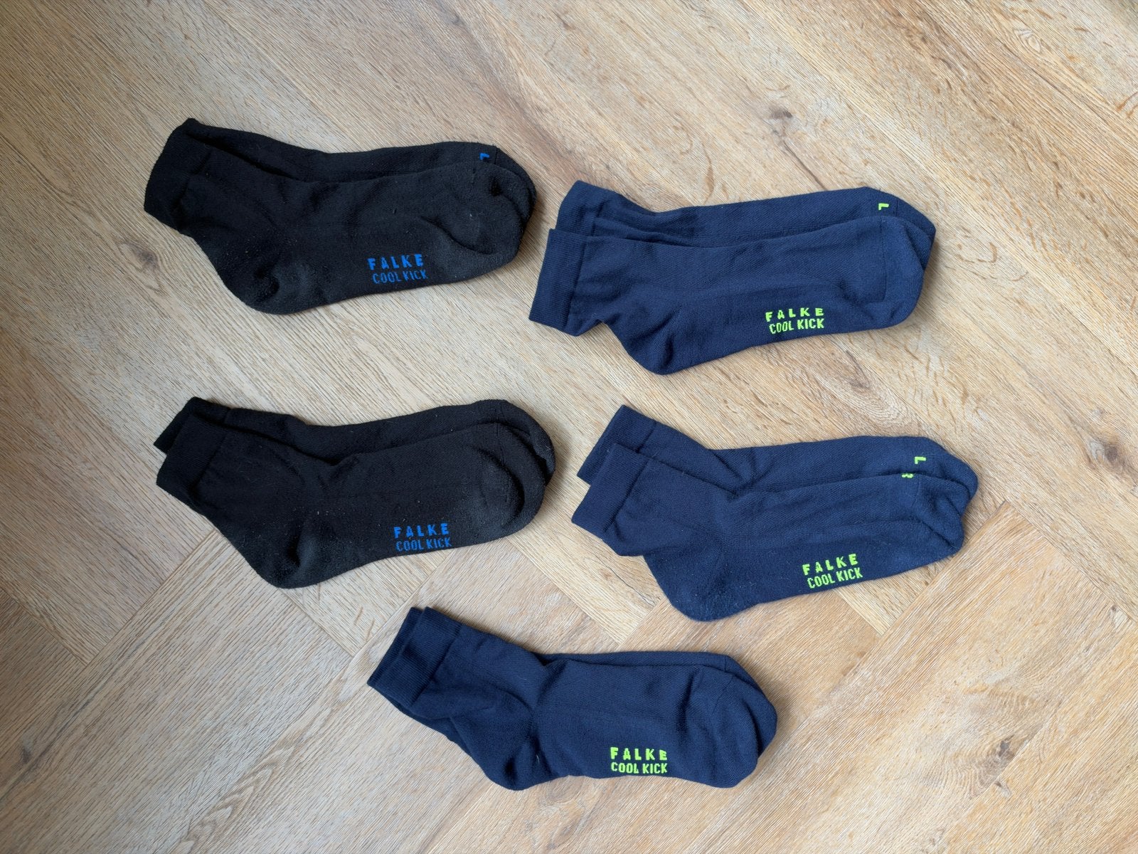 Falke Cool Kick sokken - 5 paar (42-43), Ophalen of Verzenden, Zo goed als nieuw, Maat 43 t/m 46, Overige kleuren