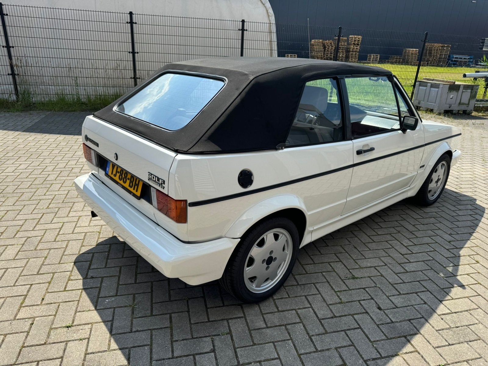 Volkswagen Golf 1.8 Cabriolet 1990 Wit, foto 2