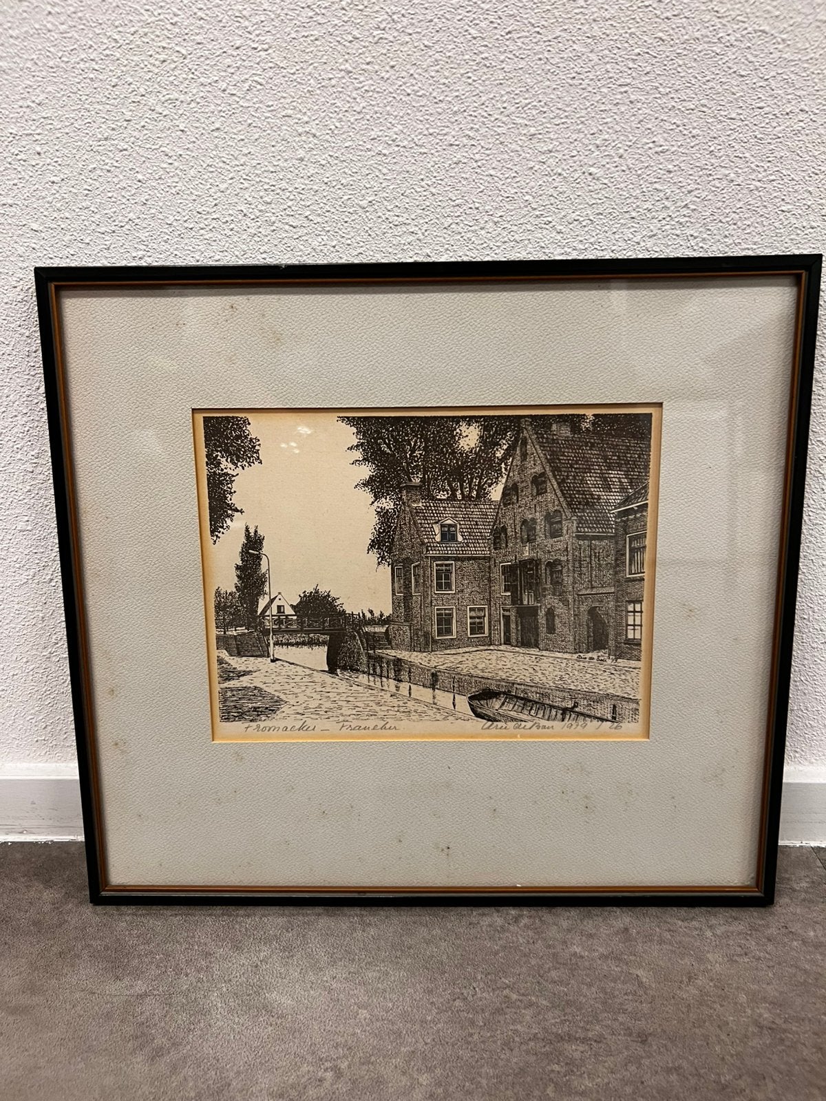 Arie de Beer - Froonacker - Franeker - Ets, Ophalen of Verzenden