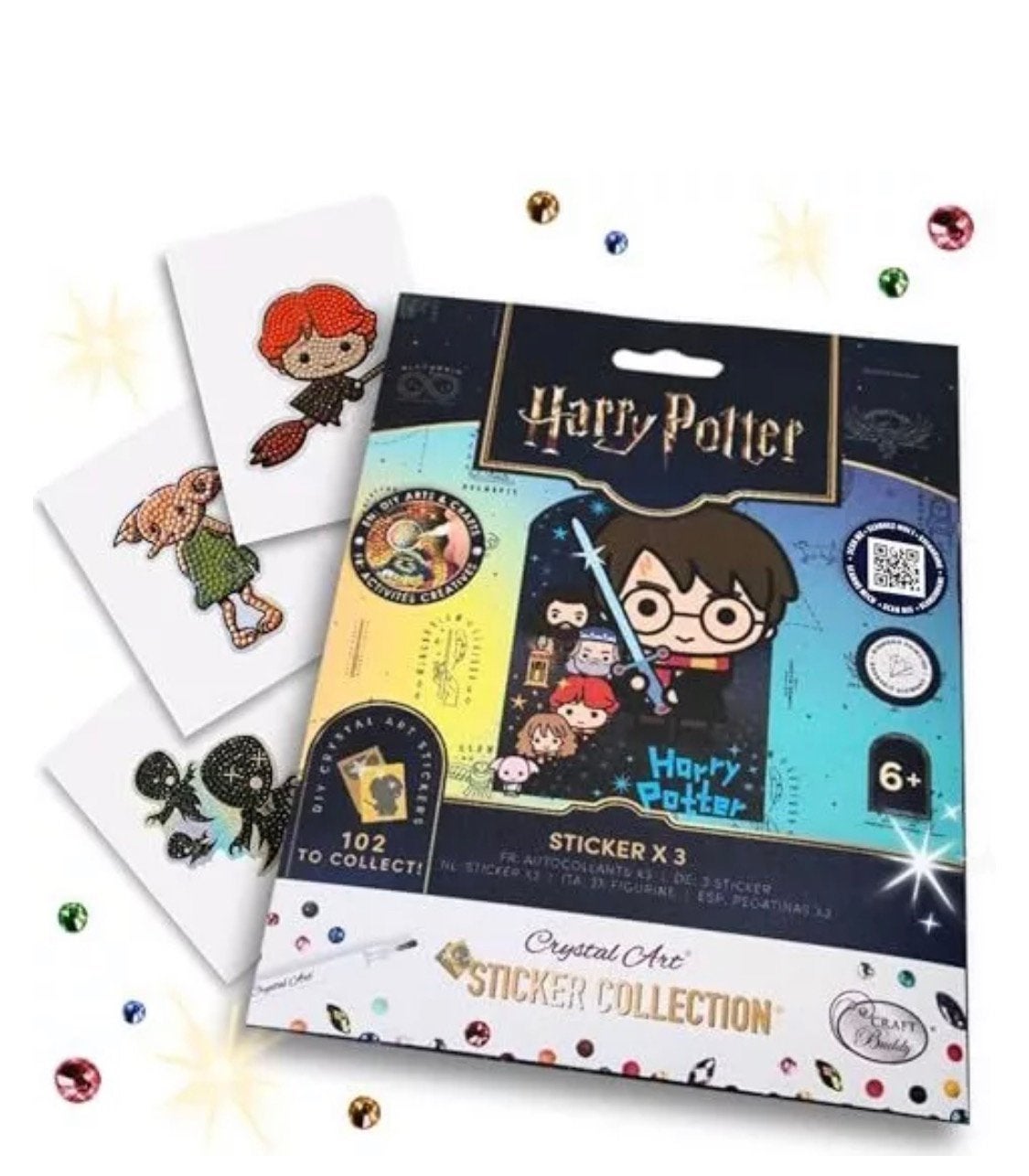 crystal art harry potter/hello kitty, Ophalen of Verzenden, Nieuw, Sticker