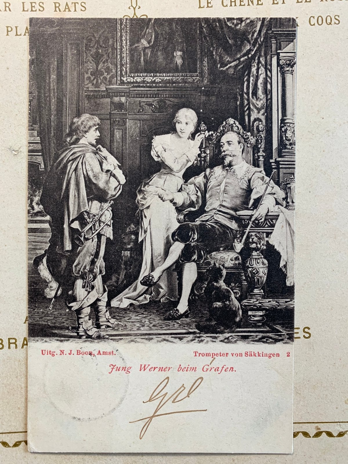 1903 Jung Werner beim Grafen (MC), Ophalen of Verzenden, Voor 1920, Gelopen, Overige thema's