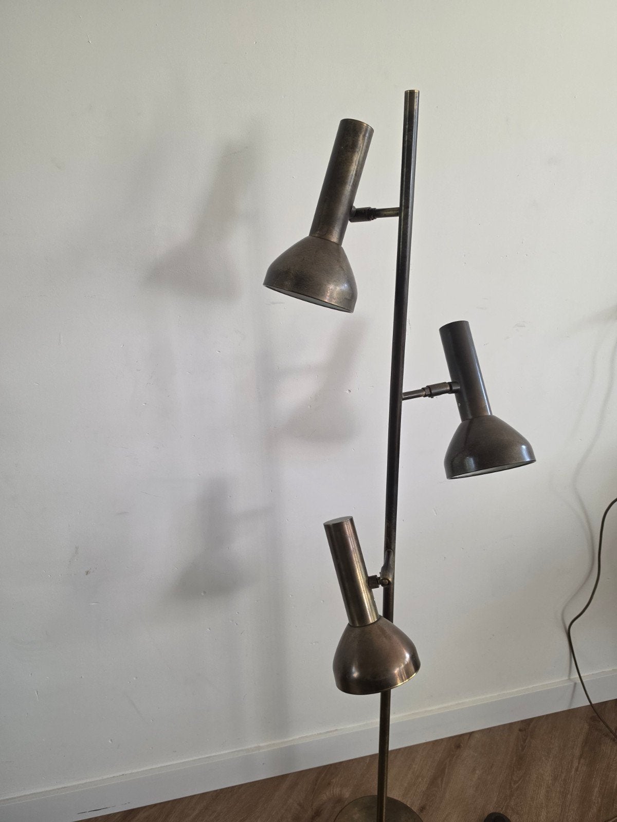 Foto 5 van vloerlamp staande lamp vintage messing space age