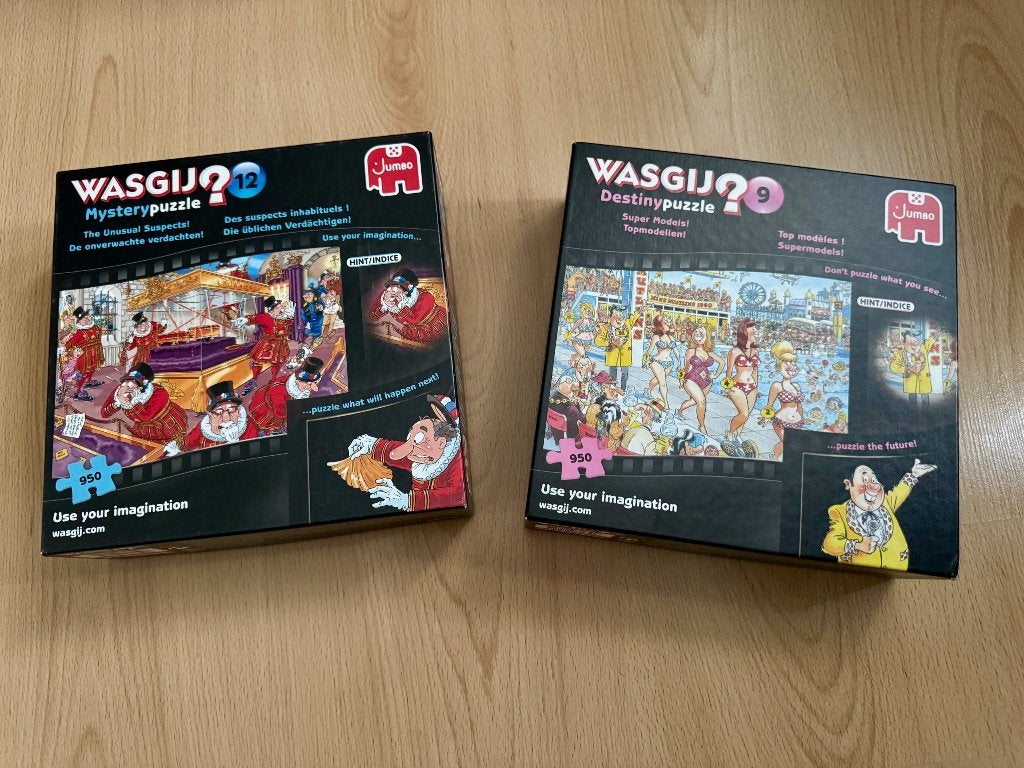 Wasgij legpuzzels 950 stuks, Ophalen, 500 t/m 1500 stukjes, Zo goed als nieuw, Legpuzzel