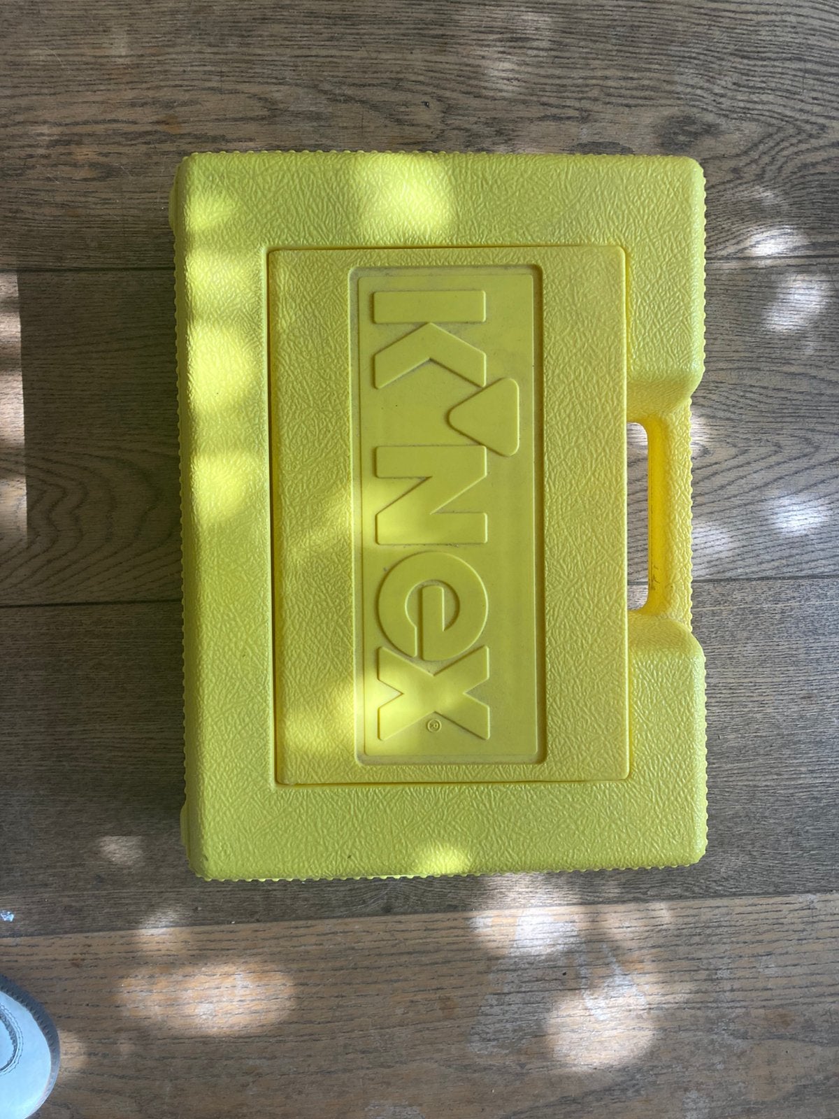 K’nex gele koffer gevuld met k’nex, Ophalen of Verzenden, Zo goed als nieuw, K'nex