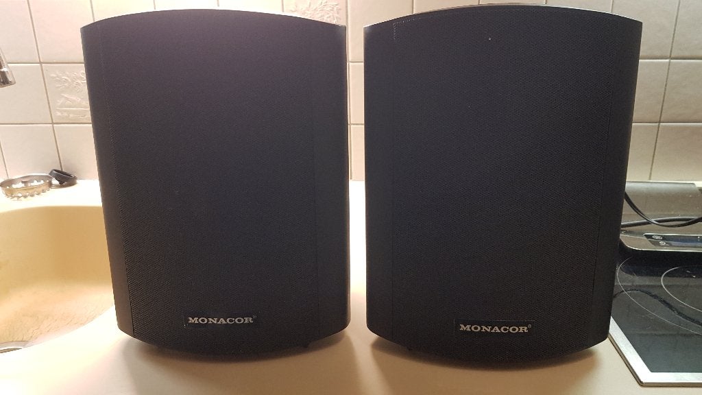 Monacor MKA 60 Set SW, Studiomonitor, Zo goed als nieuw, 60 tot 120 watt, Ophalen