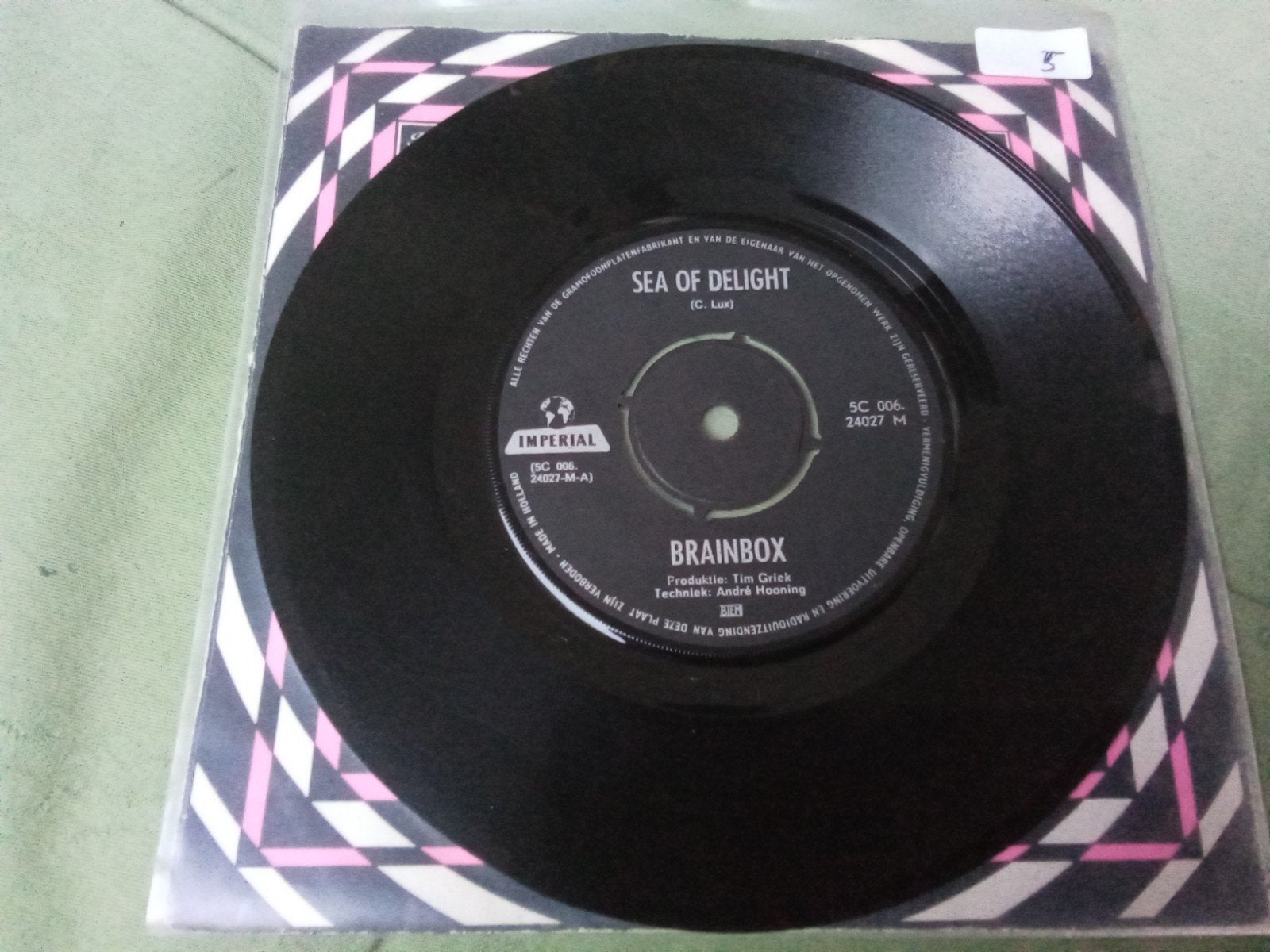 Brainbox.        Sea of Delight #. Amsterdam the first days, Verzenden, Gebruikt, 7 inch, Pop