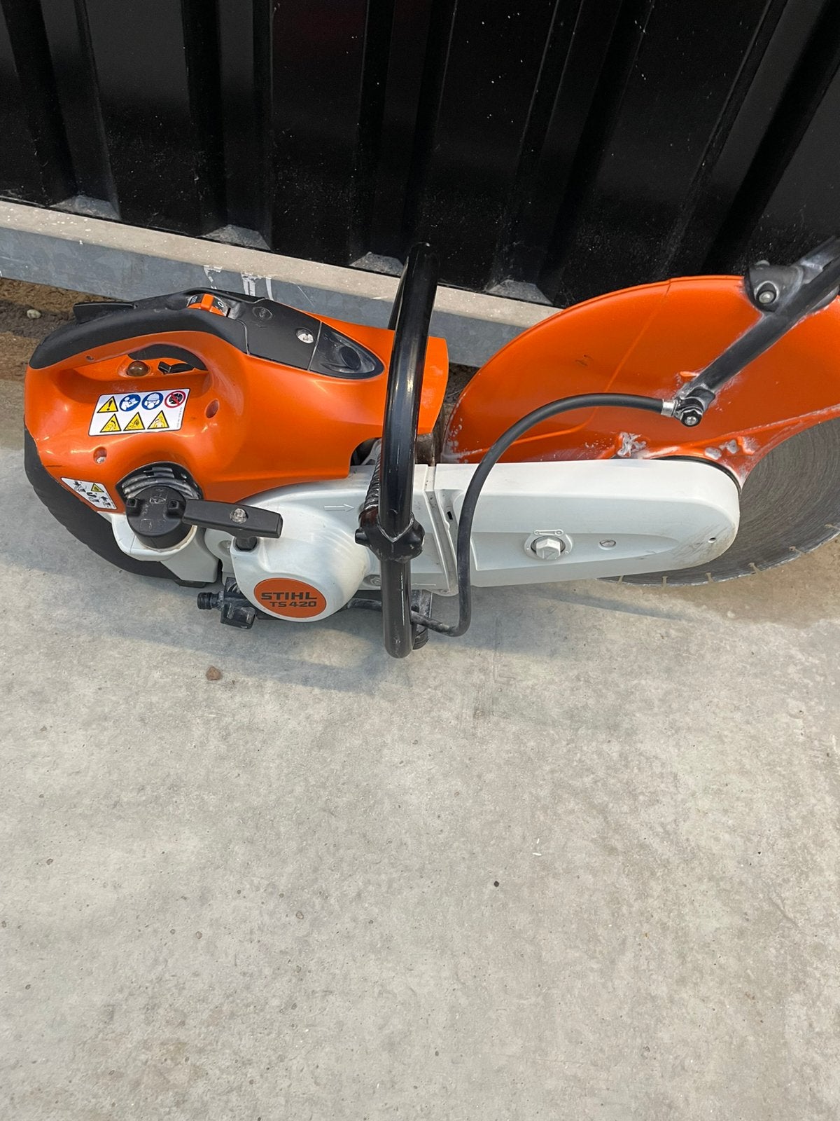 Stihl bandenzaag/Stihl doorslijper TS 420, Ophalen, Gebruikt