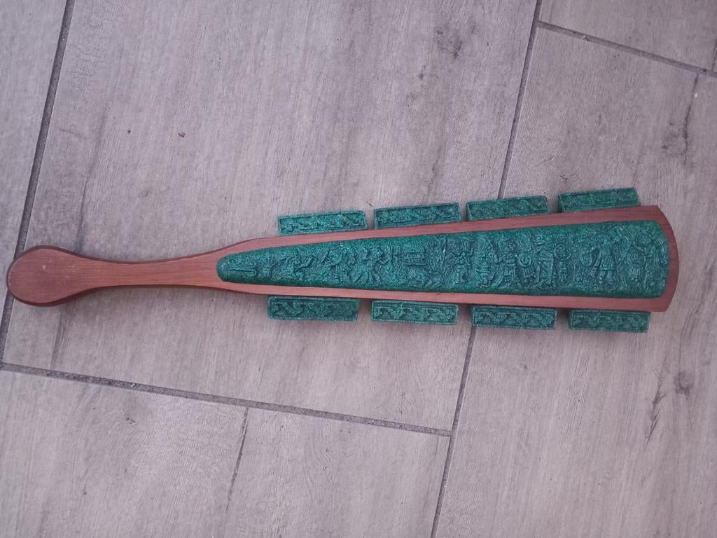 Macuahuitl obsidiaanzwaard wapen., Ophalen of Verzenden