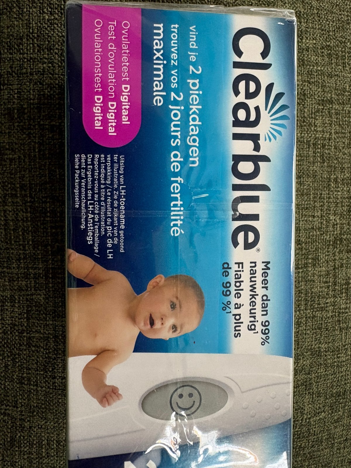 Ovulatietest Claerblue, Ophalen, Nieuw
