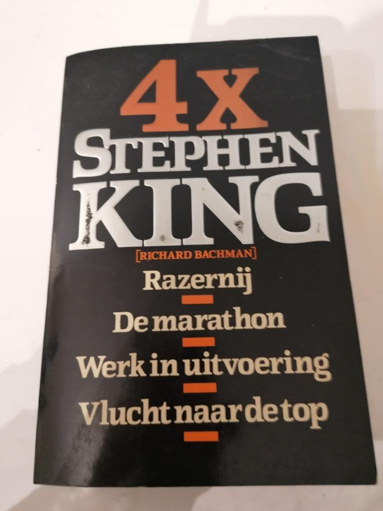4x Stephen King (Richard Bachman) - Thriller Verzameling, Boeken, Ophalen of Verzenden, Gelezen, Stephen King (Richard Bachman)