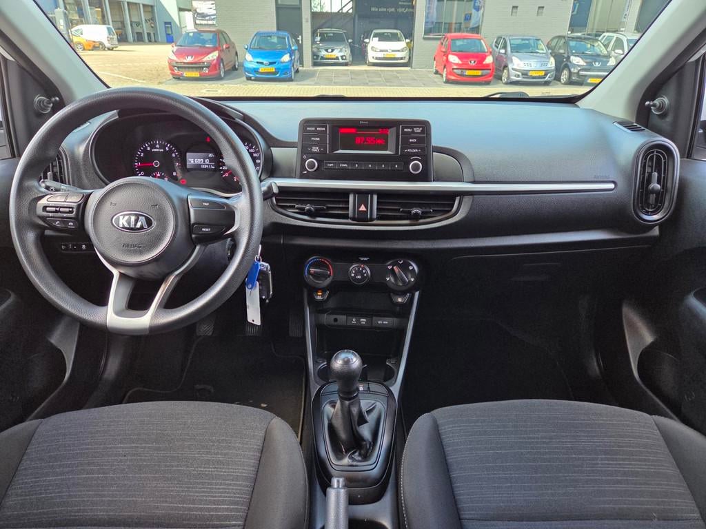 Kia Picanto 1.0 CVVT BTW AUTO|Airco|El Pakket|NAP|APK|5 DR, Auto's, Voorwielaandrijving, Stof, Gebruikt, Met garantie (alle)