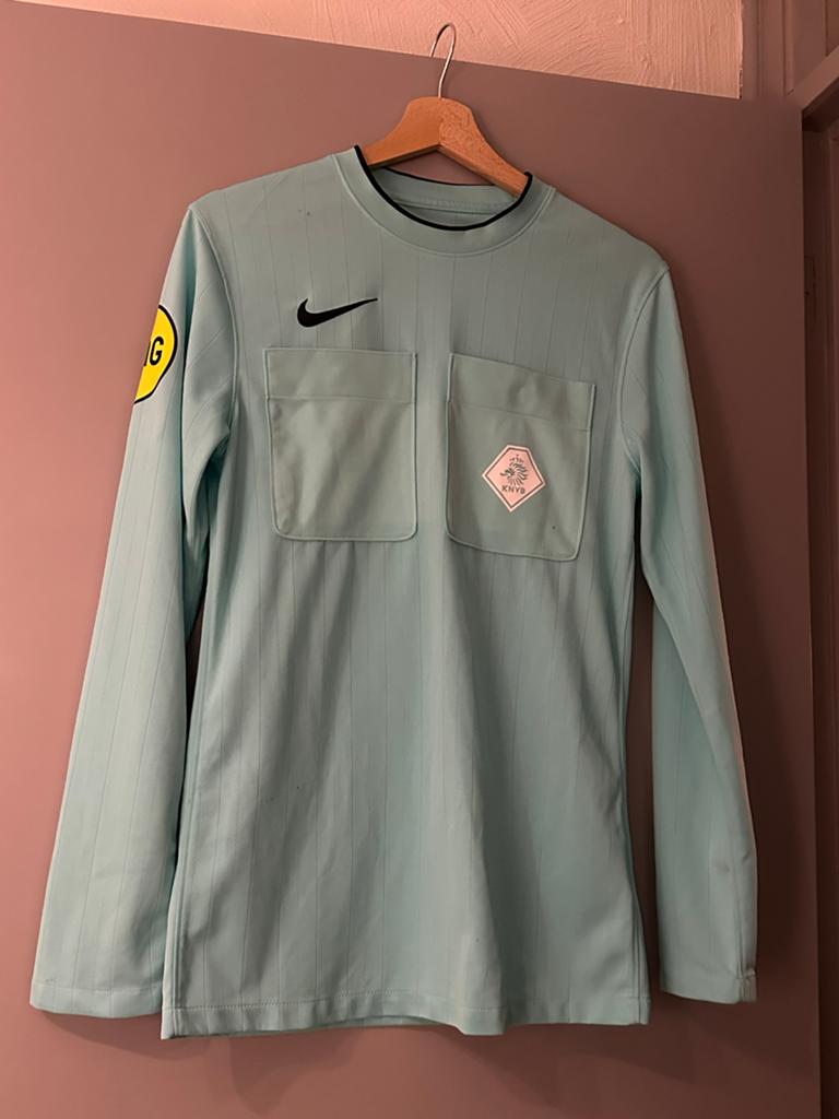 Nike KNVB Scheidsrechtersshirt Lange Mouwen, Overige kleuren, Ophalen of Verzenden, Zo goed als nieuw, Voetbal