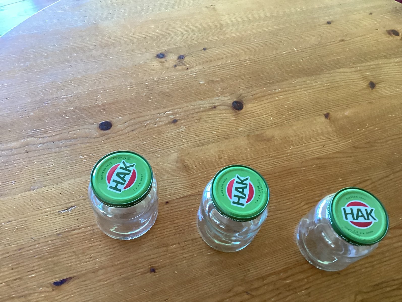 Hakpotjes, Ophalen, Gebruikt
