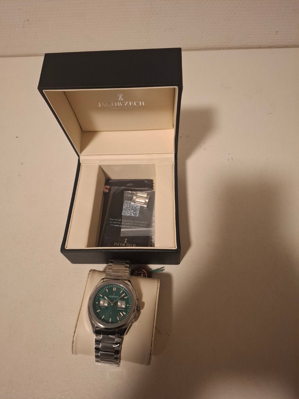 Jacob Zech Lisboa Z15 1600.001 Polshorloge - Zo goed als nie, Overige merken, Staal, Staal, Polshorloge