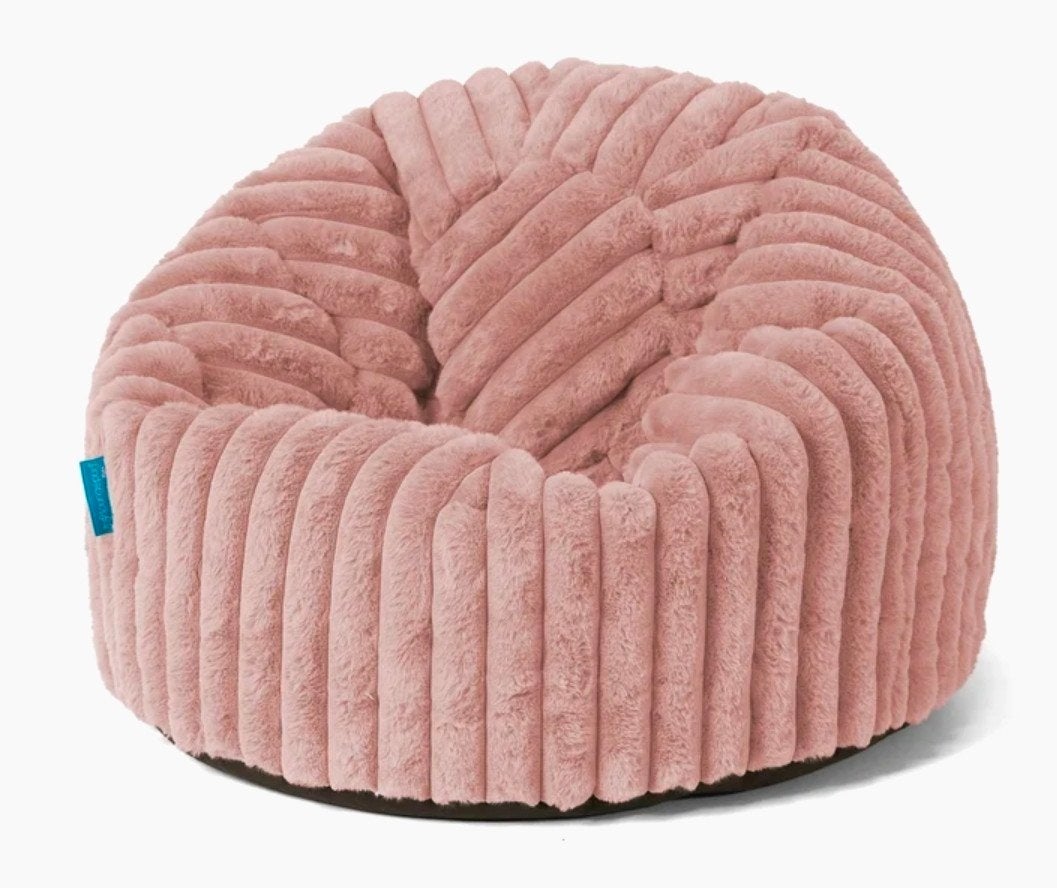 Big Bertha kinder zitzak oud-roze, Huis en Inrichting, Zitzakken, Ophalen, Zo goed als nieuw, Roze