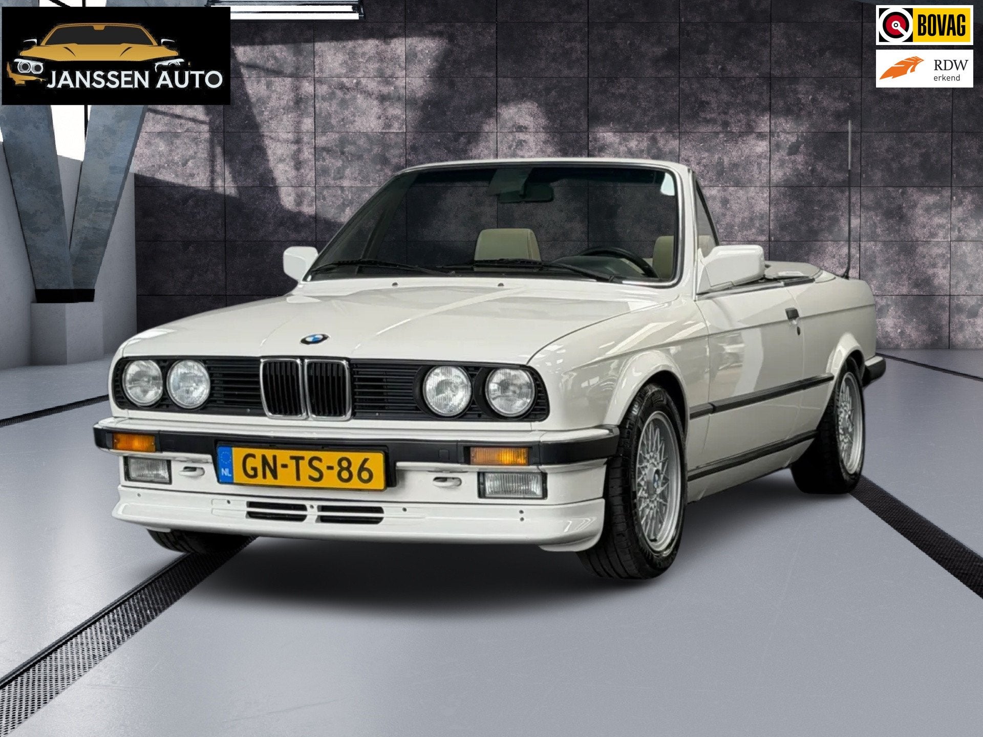 BMW 3-serie Cabrio 325i E30 | Leder | Handbak | Origineel |, Gebruikt, Beige, 2494 cc, Cabriolet