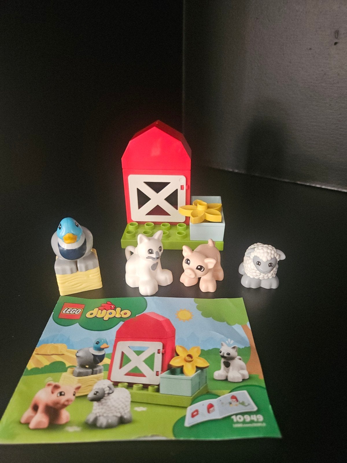 LEGO Duplo Boerderijdieren Set 10949 met Schuur, Ophalen, Zo goed als nieuw, Overige merken