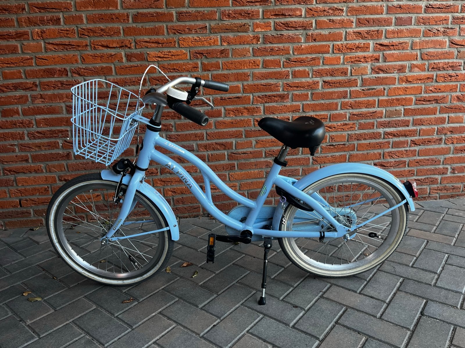 Alpina Ocean Kinderfiets - Lichtblauw - 20 inch, Fietsen en Brommers, Ophalen, Gebruikt, Terugtraprem, 20 inch of meer