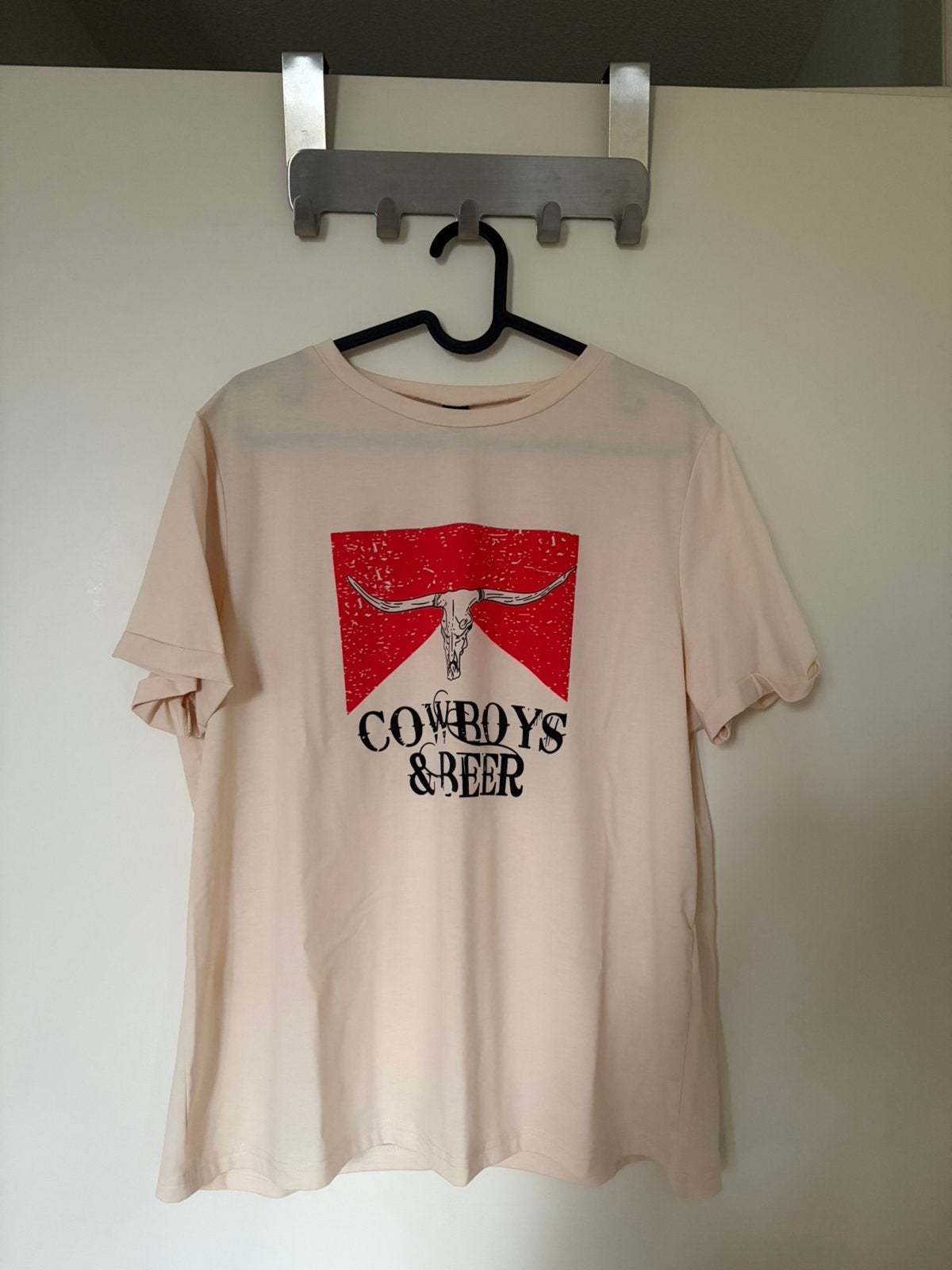 Nieuwe top / t-shirt met Beers & Cowboys maat L / XL, Overige kleuren, Maat 42/44 (L), Nieuw, Ophalen of Verzenden