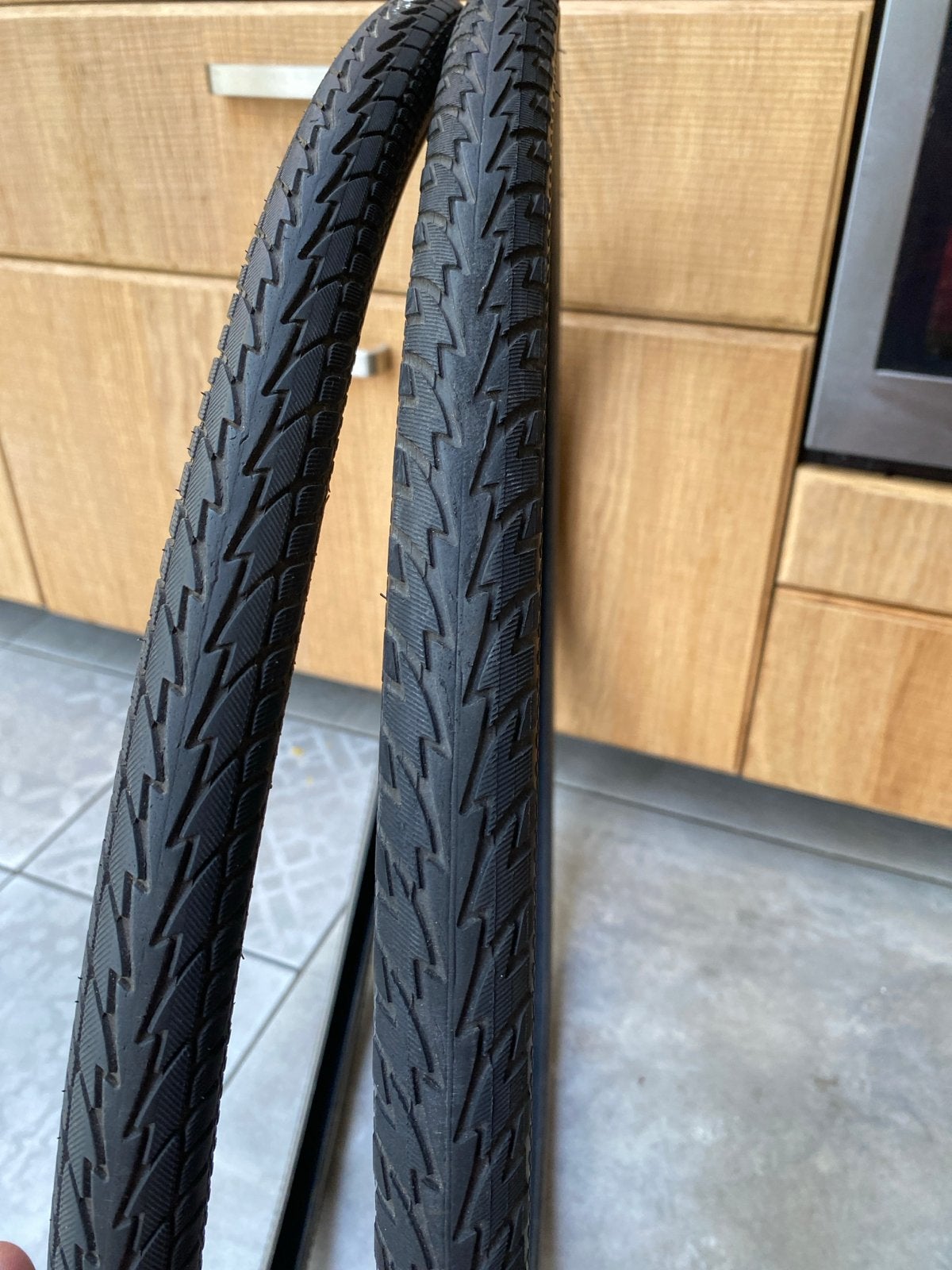 Continental Contact Plus fietsbanden 622-37 (2 stuks), Ophalen, Gebruikt, Band, Rubber