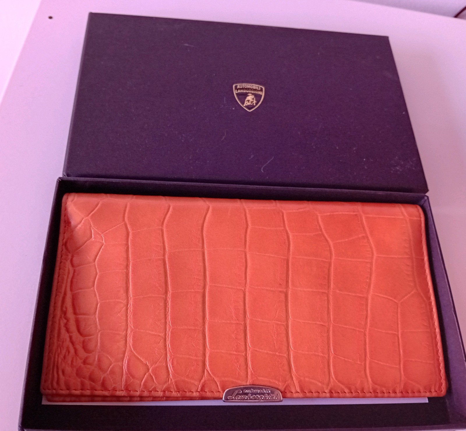 Unieke Lamborghini portomonnee, leer, Nieuw, 1malige uitgave, Ophalen of Verzenden, Nieuw