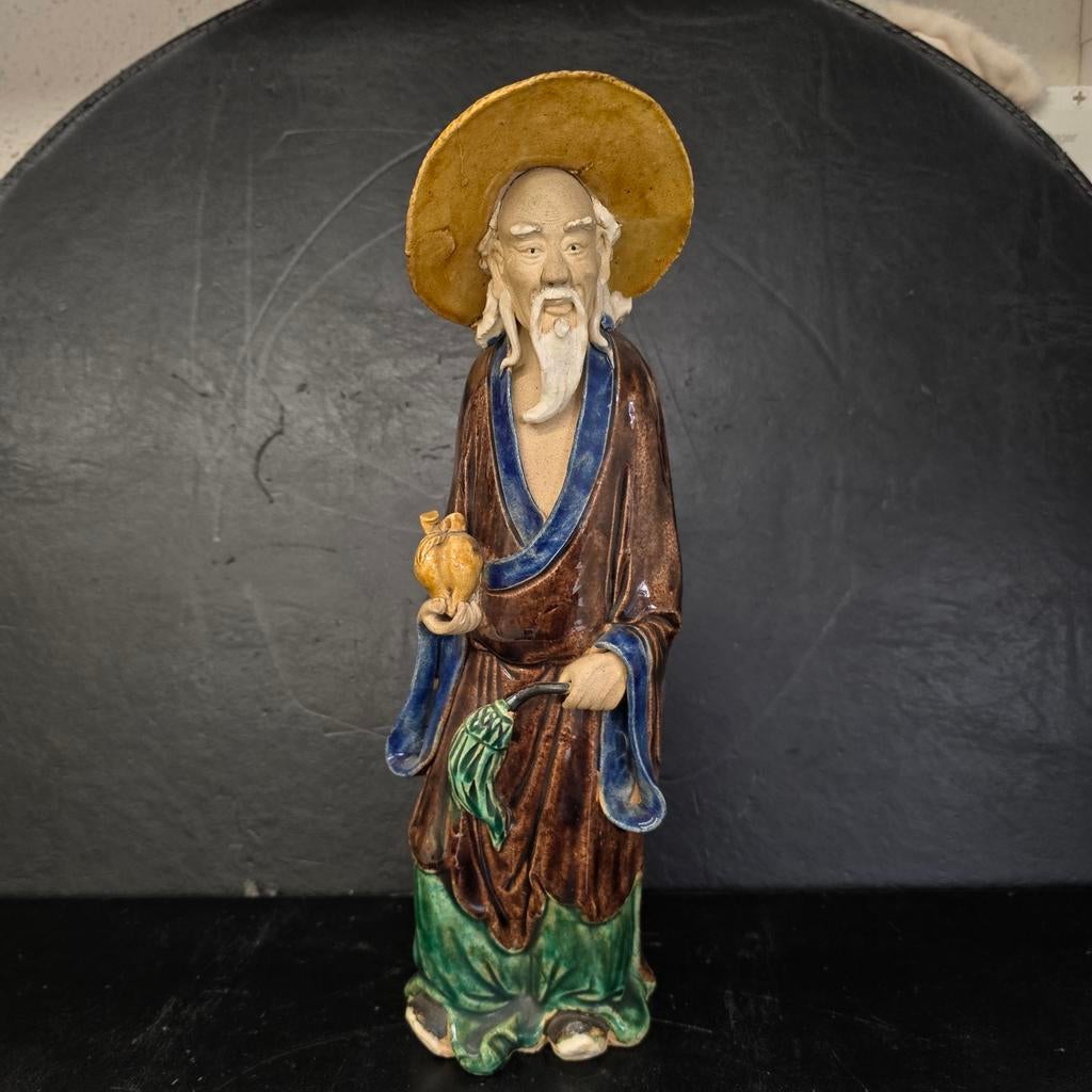 Chinese Shiwan Mudman, onsterfelijke,  h 33cm,, Ophalen of Verzenden