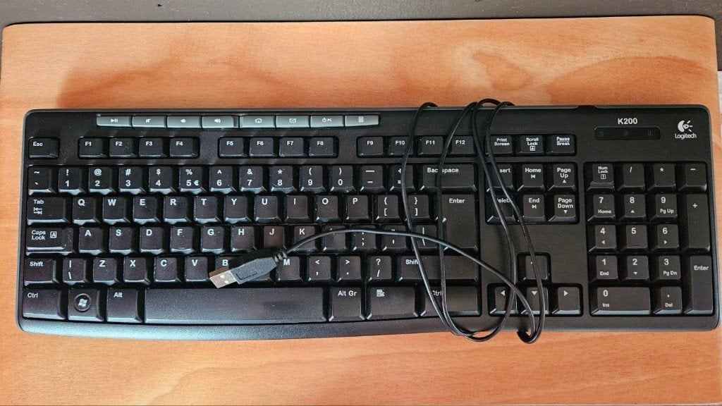 Logitech keyboard, Gebruikt, Logitech, Ophalen of Verzenden, Multimediatoetsen