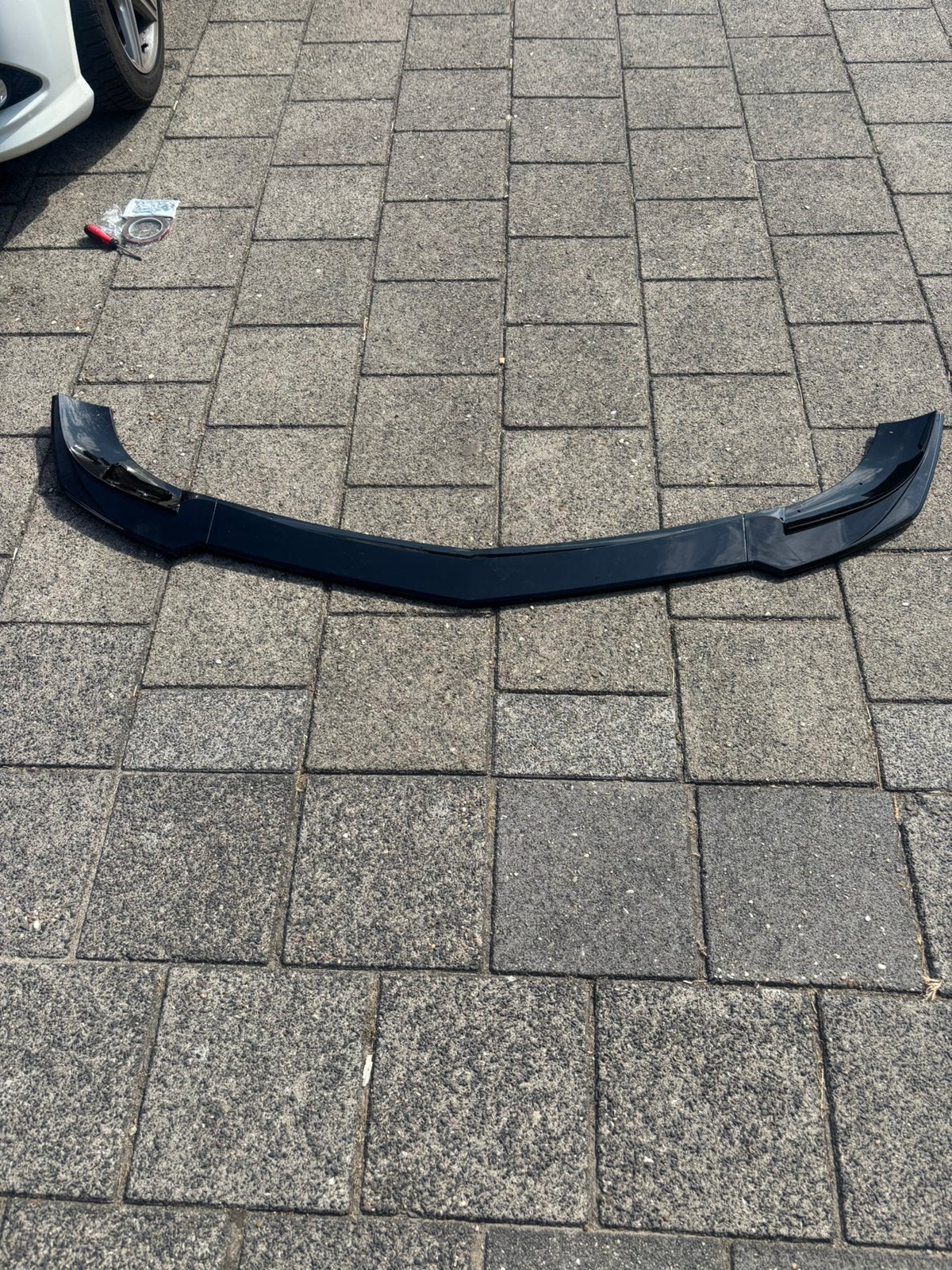 Mercedes c klasse 2011-2014 w204 amg line frontsplitter, Ophalen of Verzenden