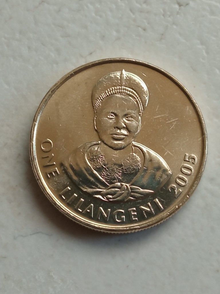 Swaziland 1 lilangeni 2005., Postzegels en Munten, Ophalen of Verzenden, Overige landen, Losse munt