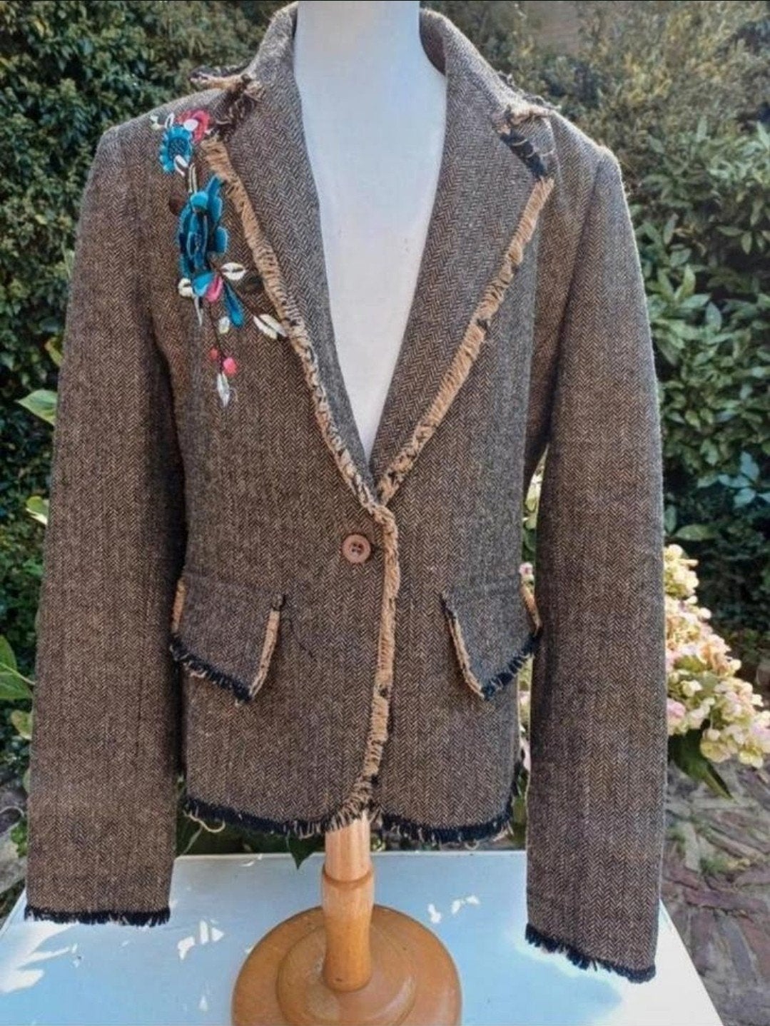 Mooie meisjes blazer jasje maat 176 zgan was duur, Ophalen of Verzenden, Zo goed als nieuw, Meisje, Jas