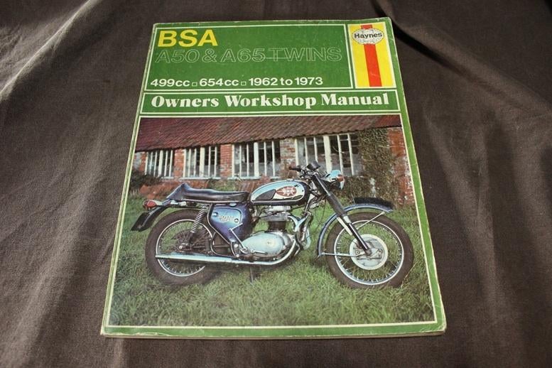 BSA A50 A65 twins 1962-1973 motorfiets werkplaatsboek manual, Motoren, Ophalen of Verzenden, Overige merken