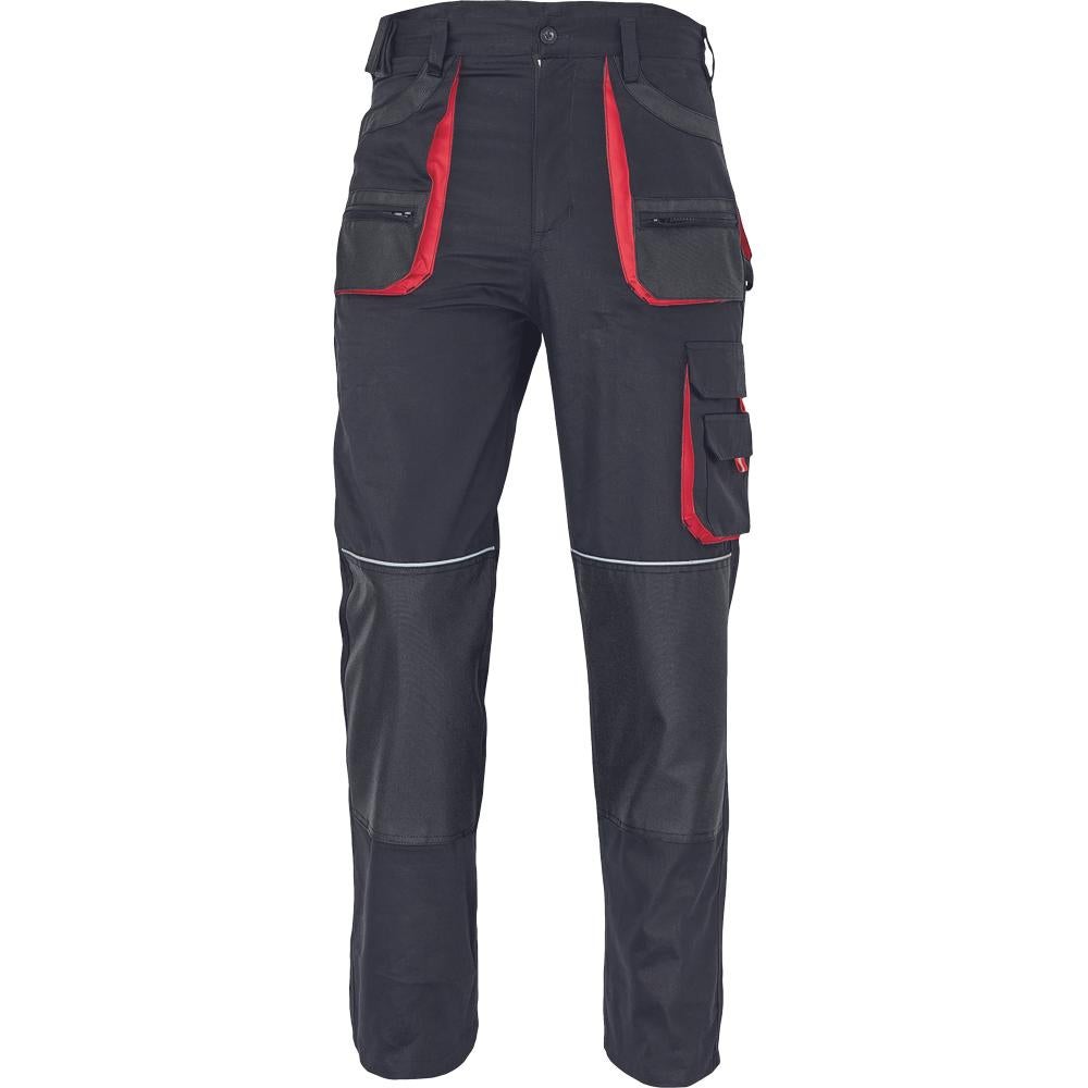 Fridrich Werkbroek Zwart/Rood | 80 Polyester/20 Katoen, Tuin en Terras, Werkkleding, Heren, Nieuw, Ophalen of Verzenden, Fridrich & Fridrich