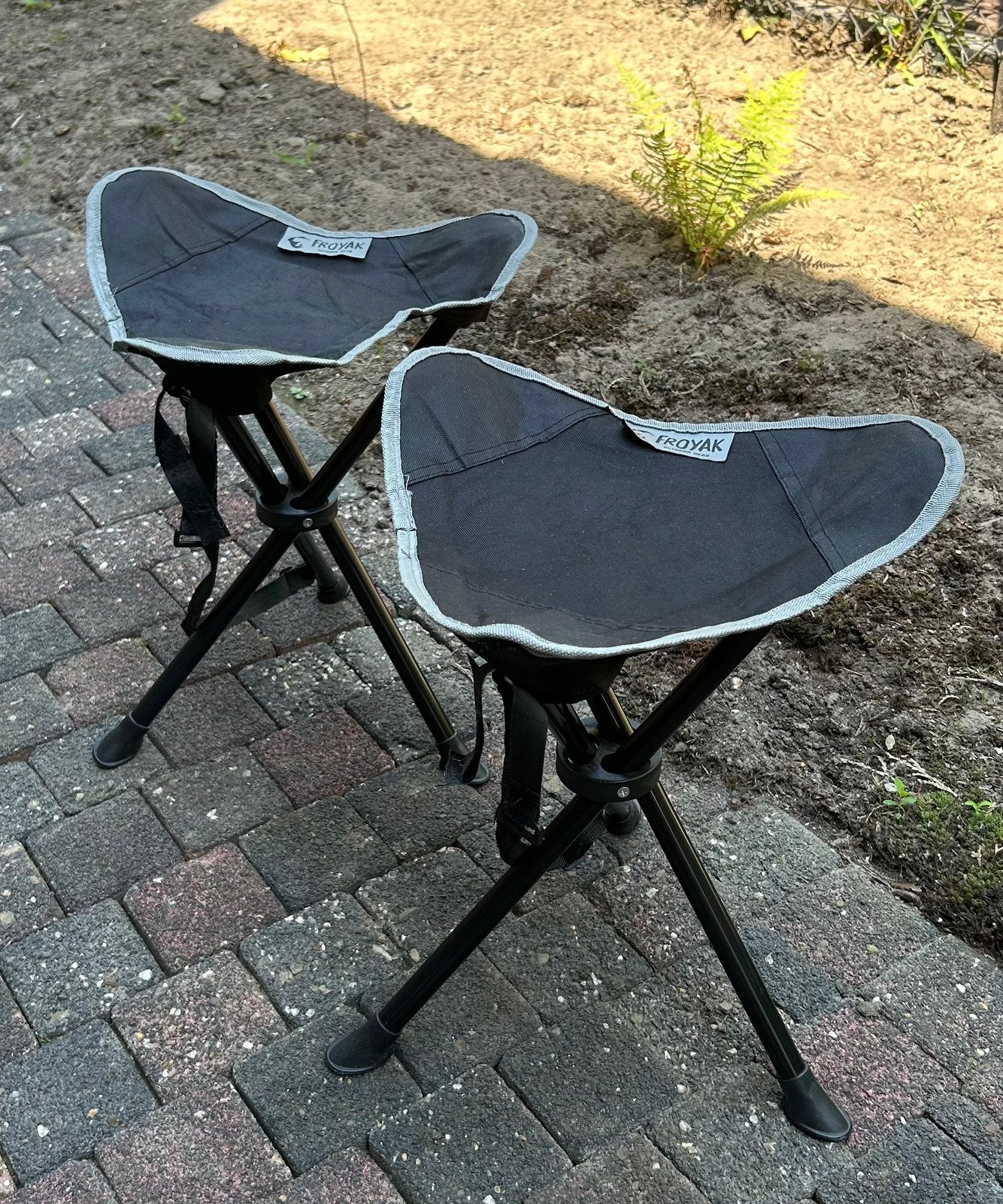 2x Driepoot-kruk - Froyak Outdoor Gear, Ophalen, Zo goed als nieuw, Campingstoel