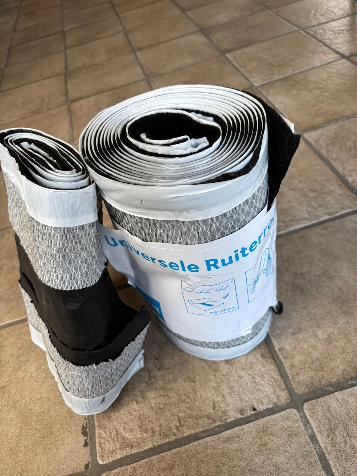 Universele Ruiterrol voor dakpannen 1,5 rol, Overige materialen, Zwart, Overige typen, Nieuw