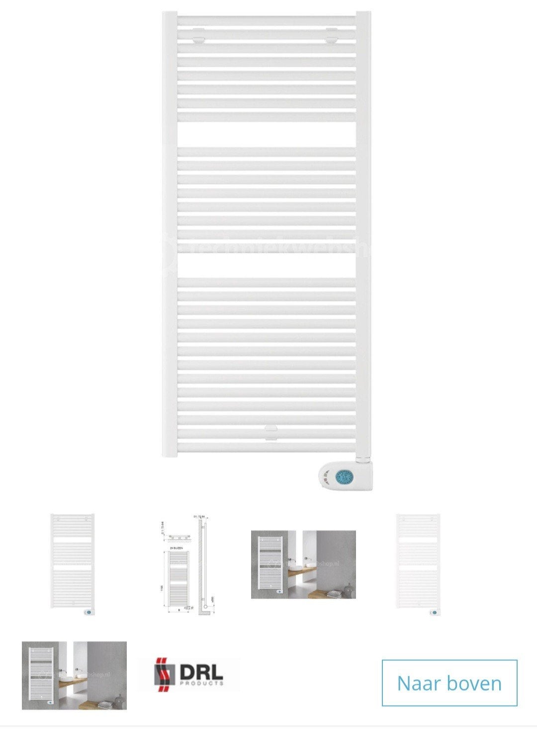 DRL elektrische radiator Claudia Eco design - Nieuw in doos, Ophalen, Radiator, Nieuw, 80 cm of meer