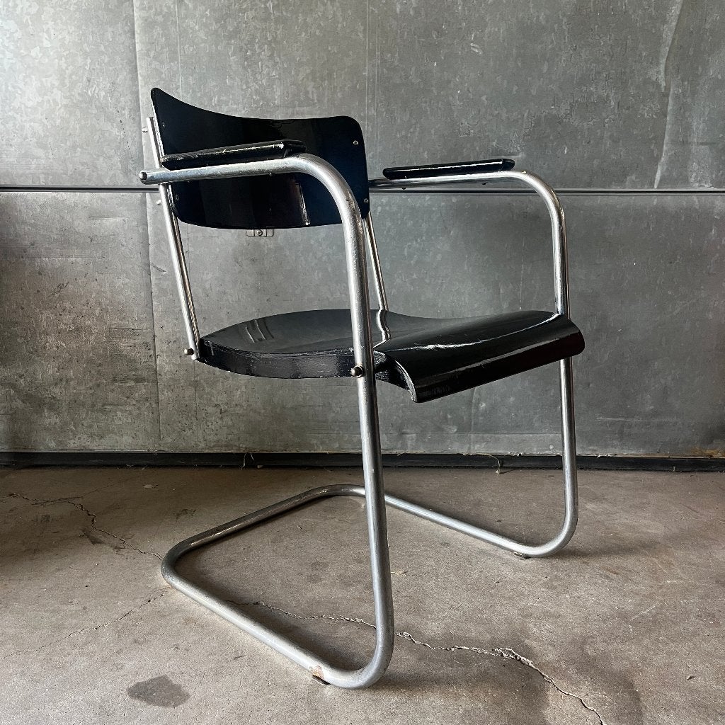 Chroom buisframe stoel bauhaus art deco jaren 30, Ophalen