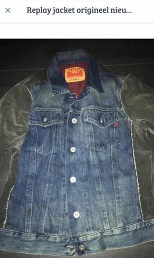 Replay Jacket origineel nieuw !!!!, Ophalen, Maat 52/54 (L), Blauw, Nieuw