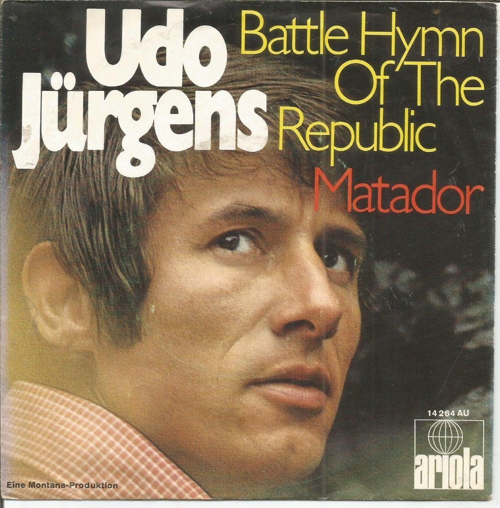 Udo Jürgens – Battle Hymn Of The Republic (1969), Fotohoes, 7 inch, Ophalen of Verzenden, Zo goed als nieuw