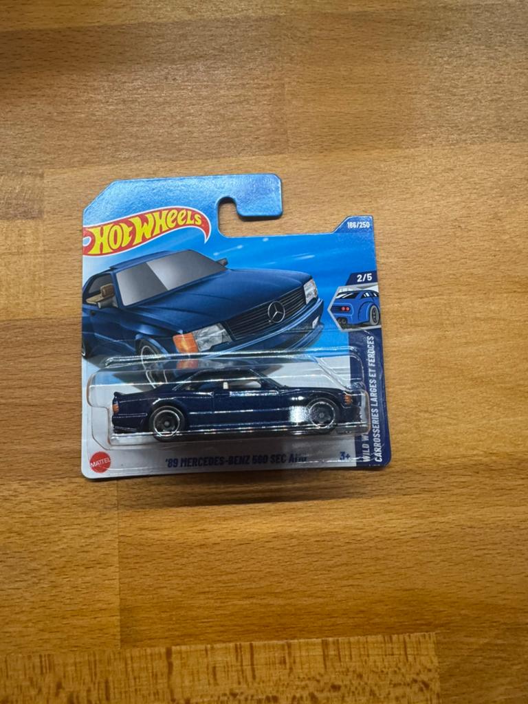 Hotwheels 89 Mercedes Benz 500 SEC AMG, Ophalen of Verzenden, Zo goed als nieuw, Auto