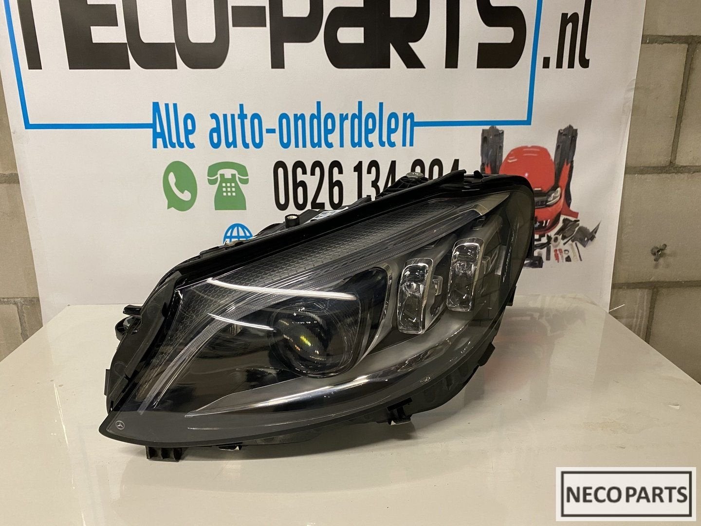 W205 FACELIFT MULTIBEAM LED KOPLAMP LINKS A2059061706, Auto-onderdelen, Gebruikt, -, Ophalen of Verzenden, -