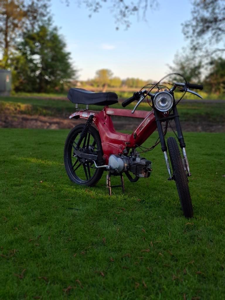 Puch Maxi S 70cc zonder kenteken  Klassieke rode uitvoering, Ophalen