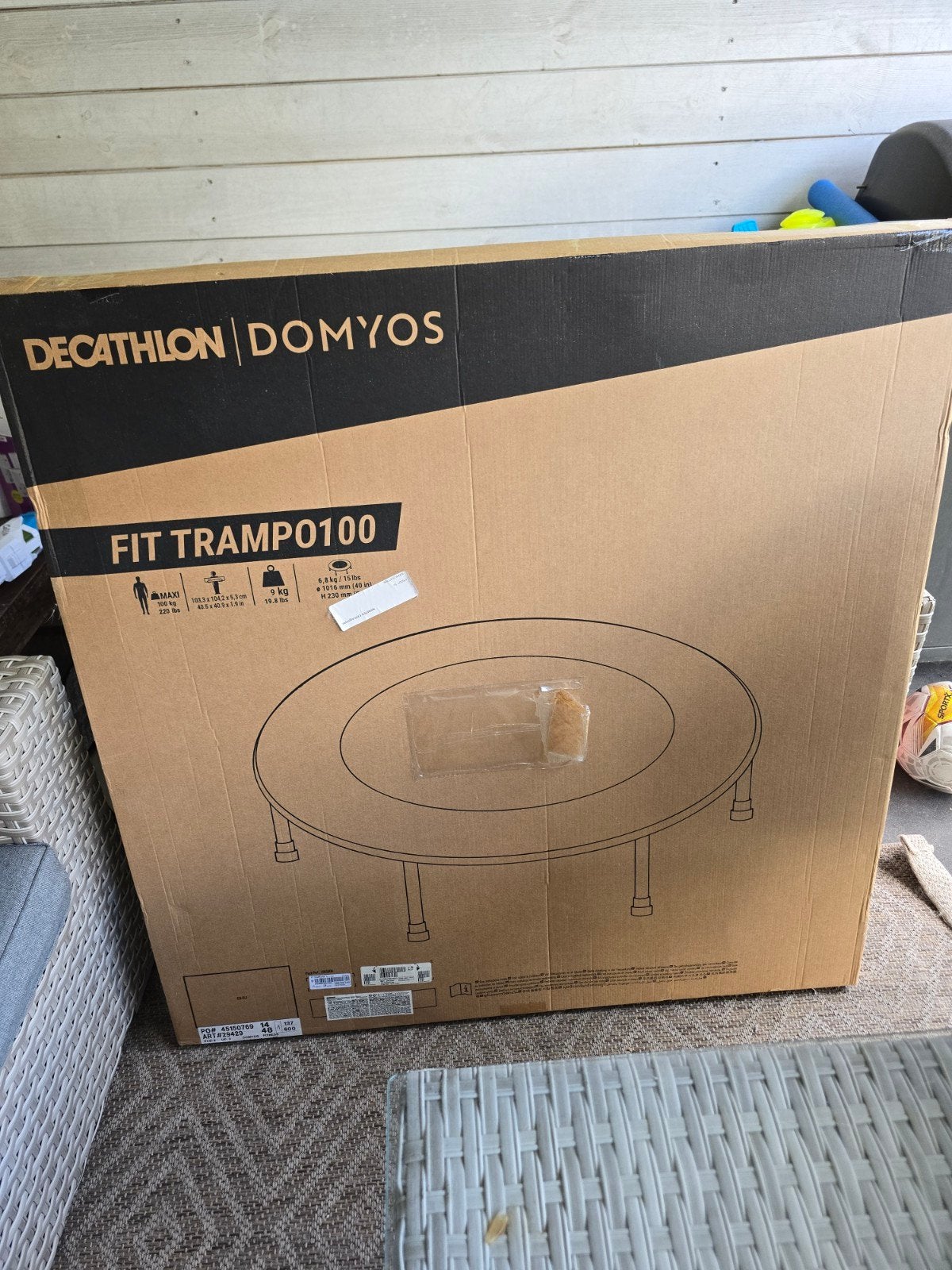 Domyos Fit Trampo 100 Trampoline - Nieuw in doos, Ophalen, Nieuw