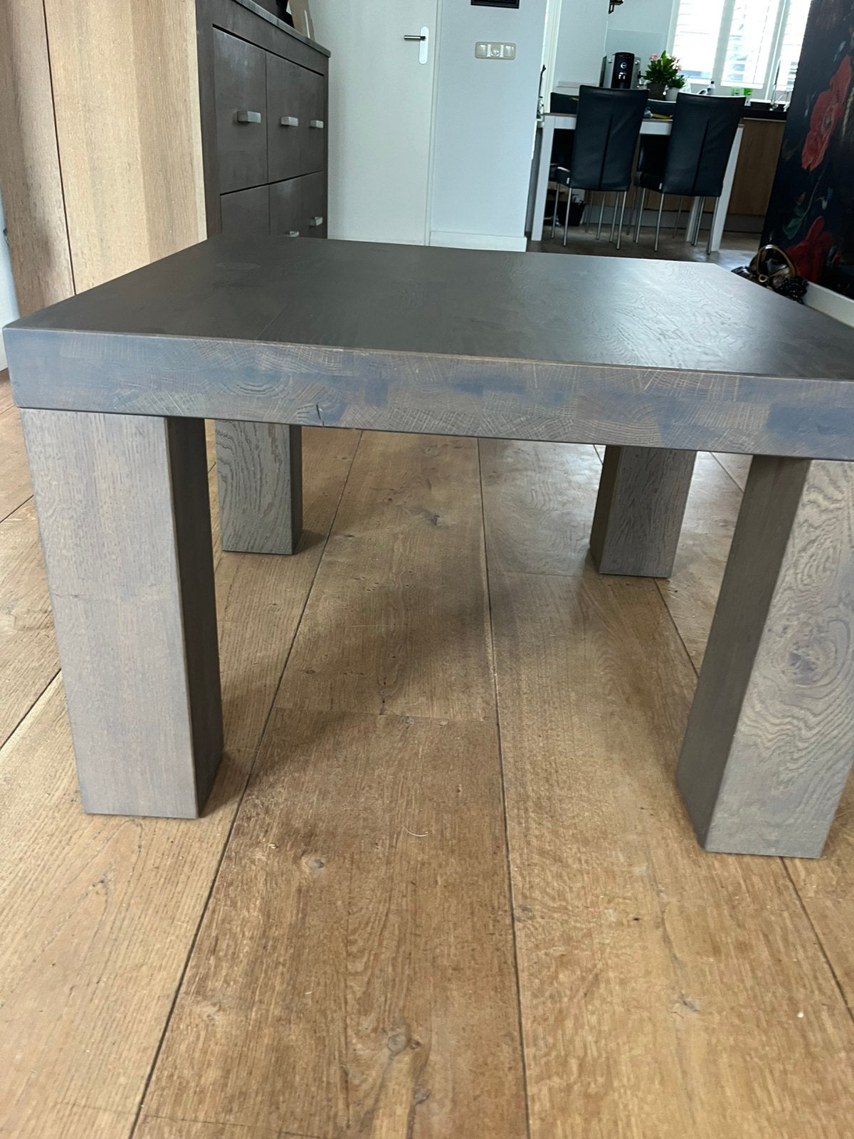 Goossens Salontafel of bijzettafel, Ophalen, 50 tot 100 cm, 50 tot 100 cm, Zo goed als nieuw