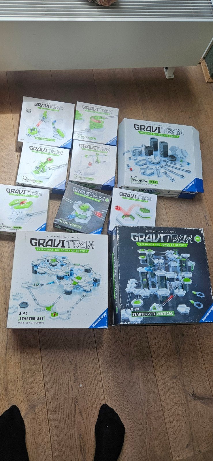 GraviTrax Starter Set & Uitbreidingen (Grote Bundel), Ophalen of Verzenden, Gebruikt, Overige merken