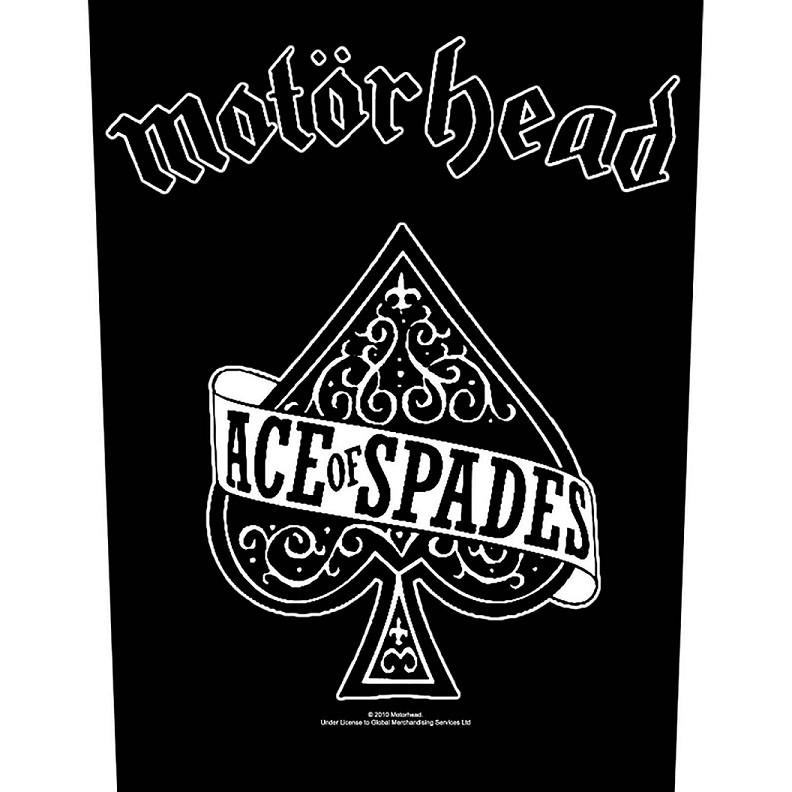 Motorhead nieuwe  Ace of spades 2010 backpatch bp822, Verzenden, Nieuw, Kleding